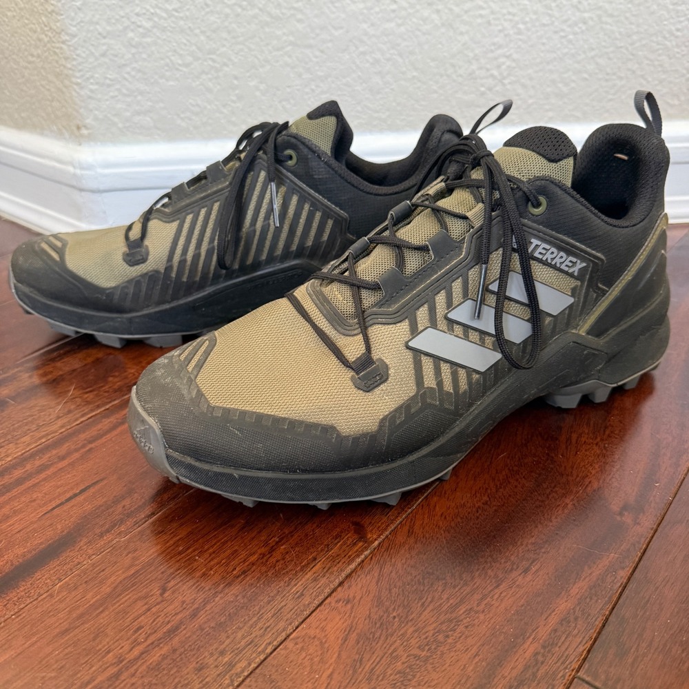 Adidas Terrex Swift R3 Hiking Trail Shoes Olive Black Men's 12.5 GY5076 Gorpcore